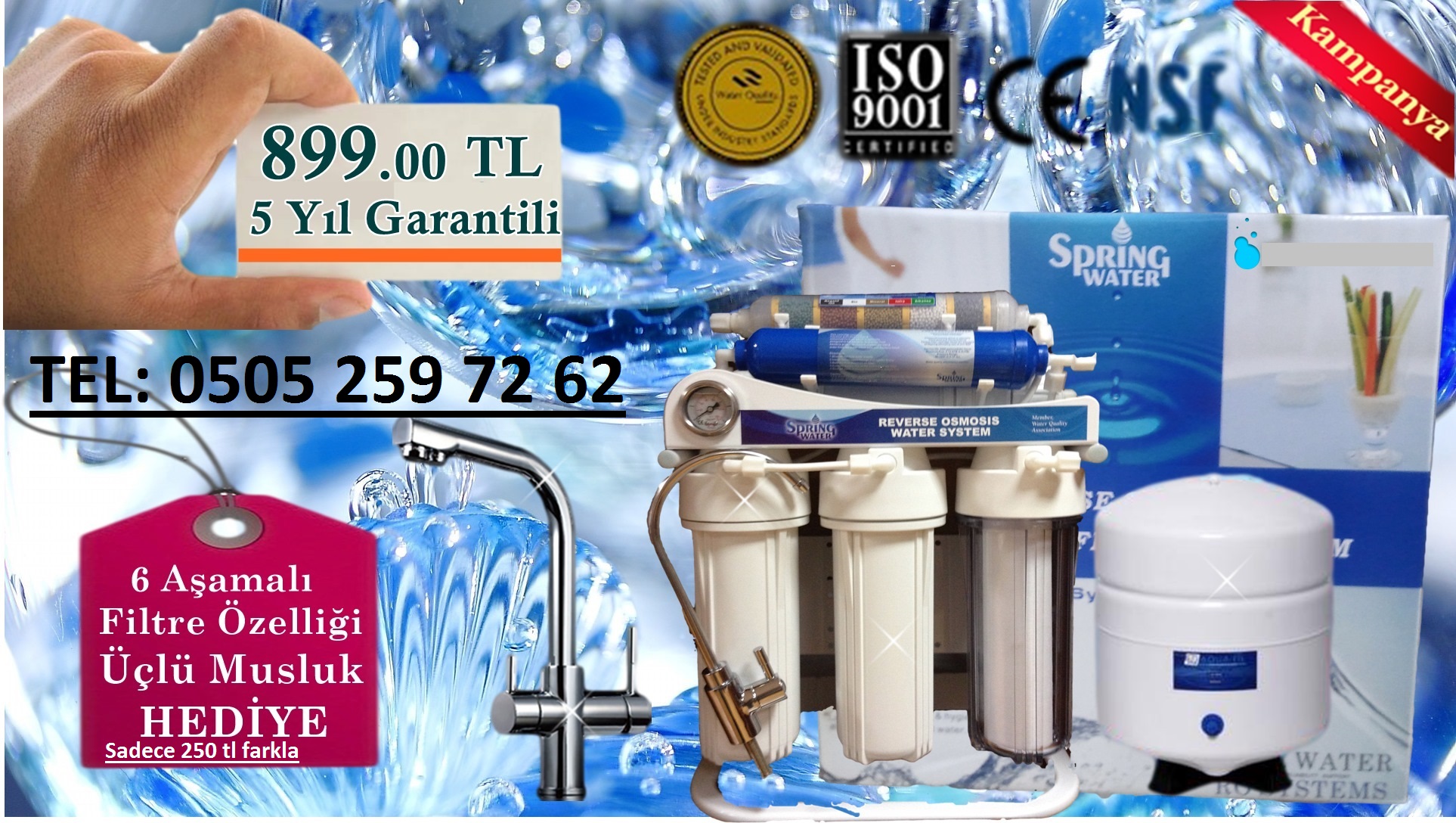 su arıtma kampanya spring su arıtma kampanya